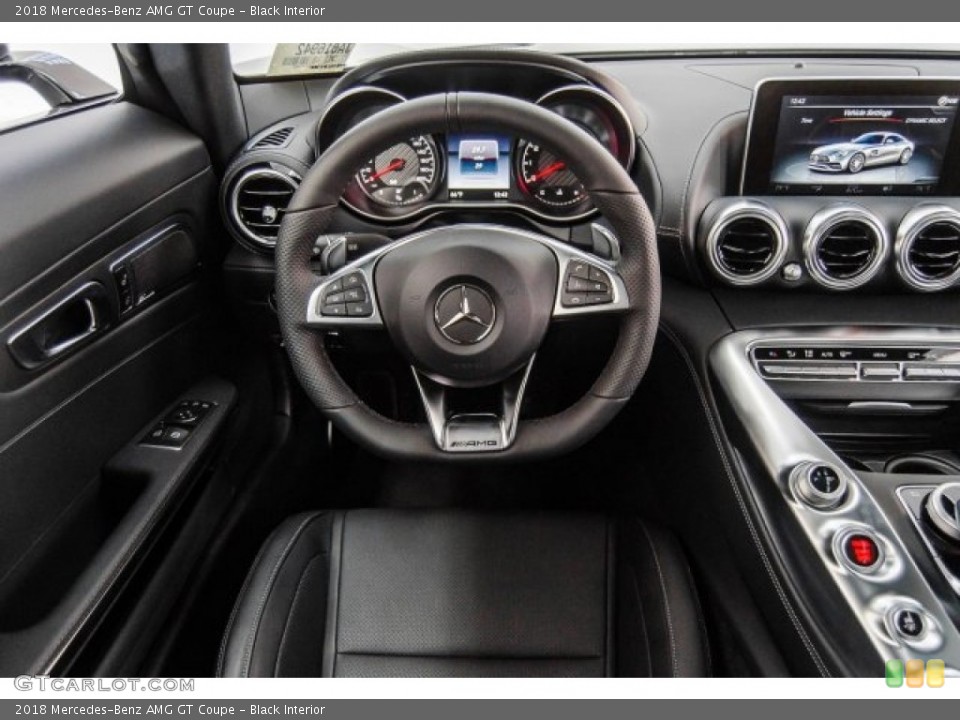 Black Interior Dashboard for the 2018 Mercedes-Benz AMG GT Coupe #124511199