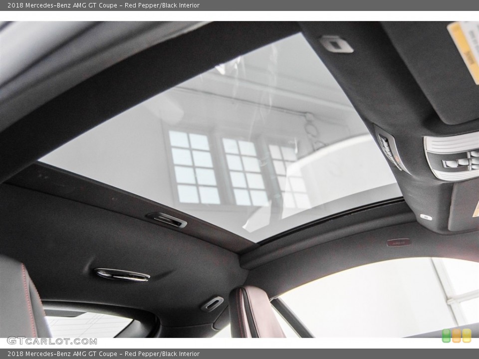 Red Pepper/Black Interior Sunroof for the 2018 Mercedes-Benz AMG GT Coupe #124512447