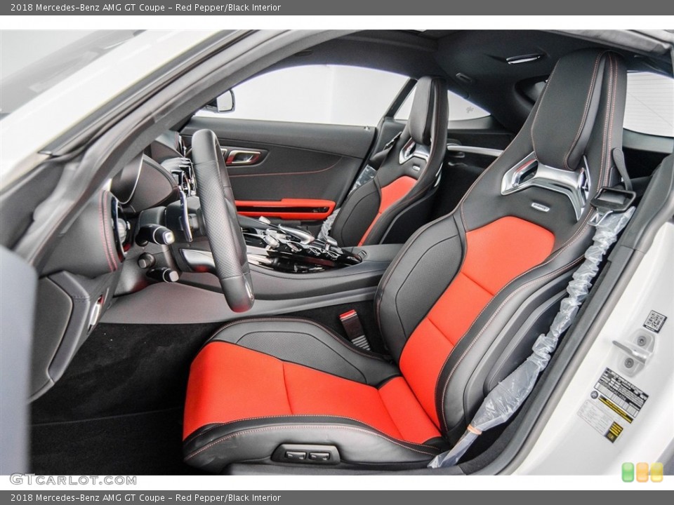 Red Pepper/Black Interior Photo for the 2018 Mercedes-Benz AMG GT Coupe #124512543