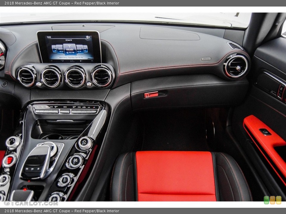 Red Pepper/Black Interior Dashboard for the 2018 Mercedes-Benz AMG GT Coupe #124512748