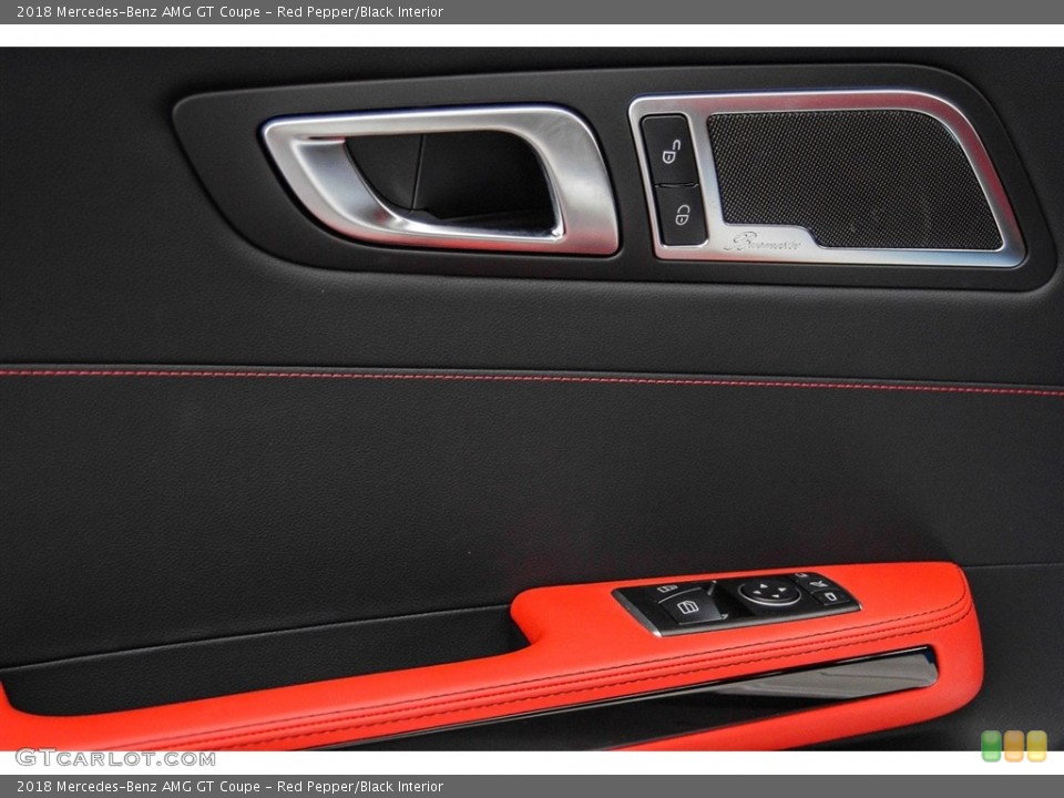 Red Pepper/Black Interior Door Panel for the 2018 Mercedes-Benz AMG GT Coupe #124512870