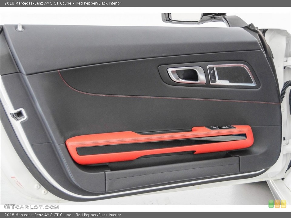 Red Pepper/Black Interior Door Panel for the 2018 Mercedes-Benz AMG GT Coupe #124512900