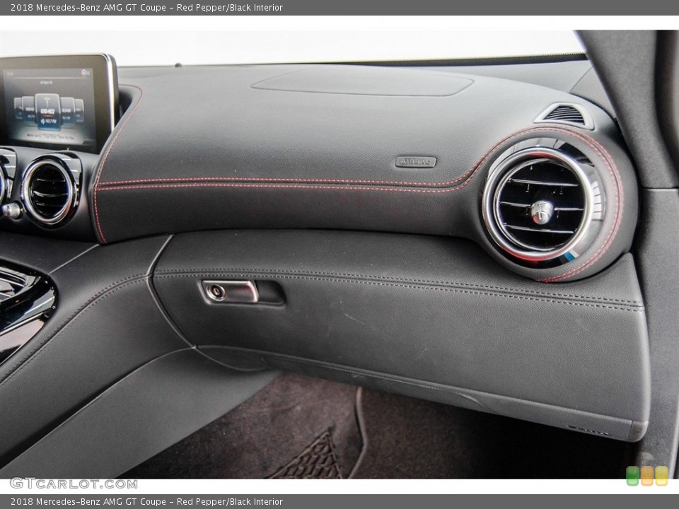 Red Pepper/Black Interior Dashboard for the 2018 Mercedes-Benz AMG GT Coupe #124513056