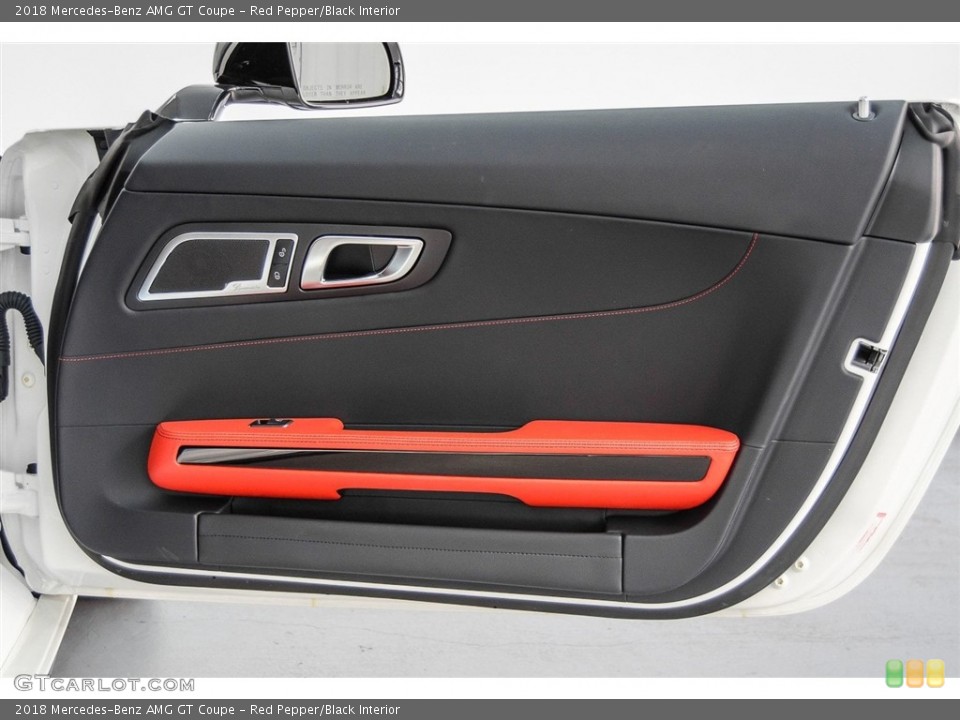Red Pepper/Black Interior Door Panel for the 2018 Mercedes-Benz AMG GT Coupe #124513122