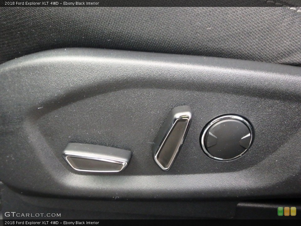 Ebony Black Interior Controls for the 2018 Ford Explorer XLT 4WD #124516518