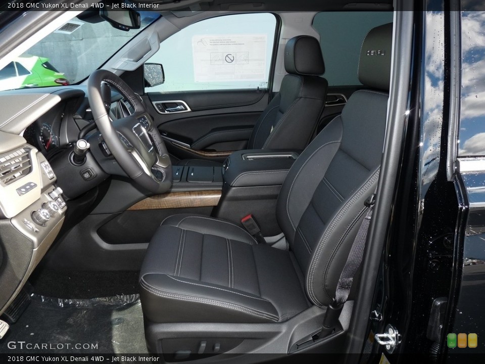 Jet Black Interior Photo for the 2018 GMC Yukon XL Denali 4WD #124532998