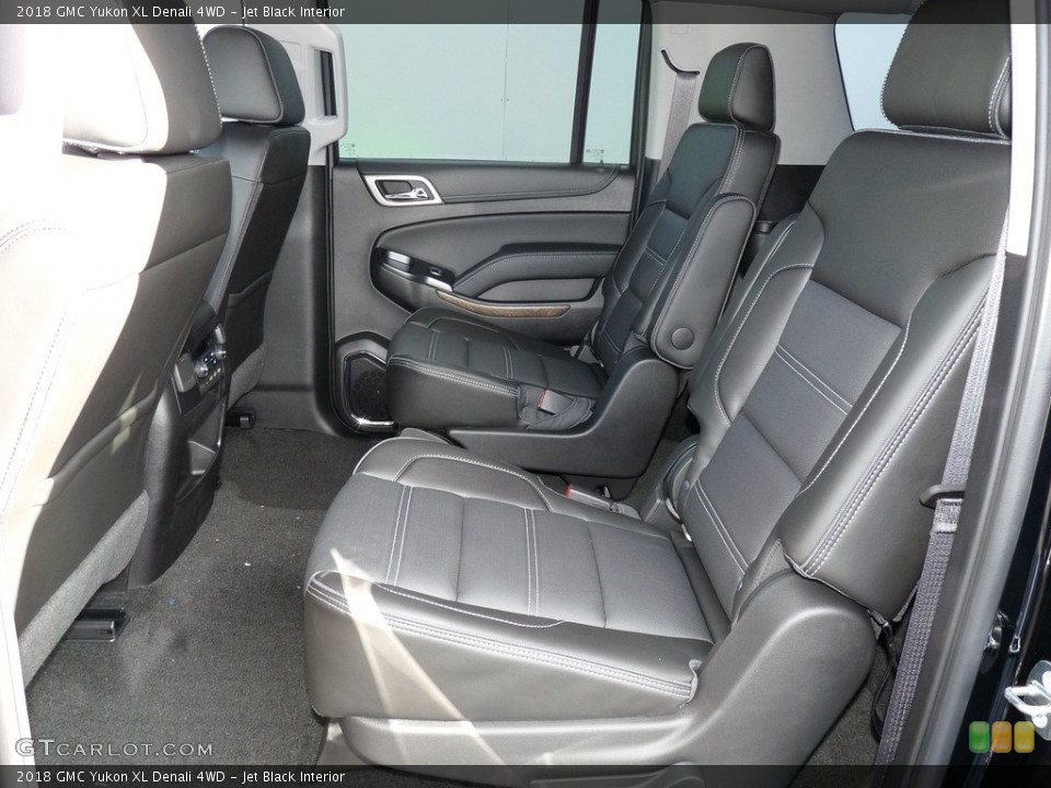 Jet Black Interior Rear Seat for the 2018 GMC Yukon XL Denali 4WD #124533028