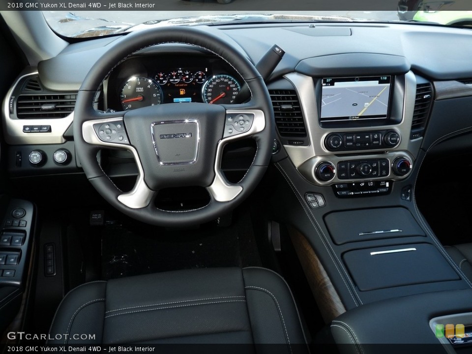 Jet Black Interior Dashboard for the 2018 GMC Yukon XL Denali 4WD #124533088