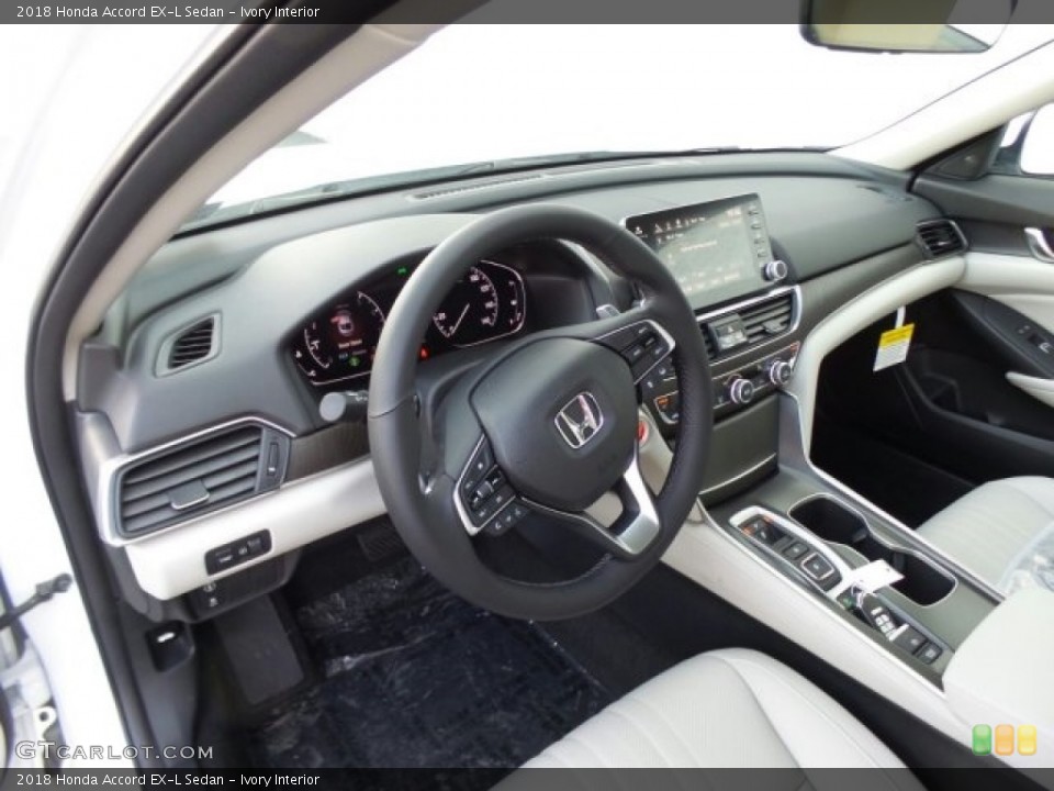 Ivory Interior Photo for the 2018 Honda Accord EX-L Sedan #124537668