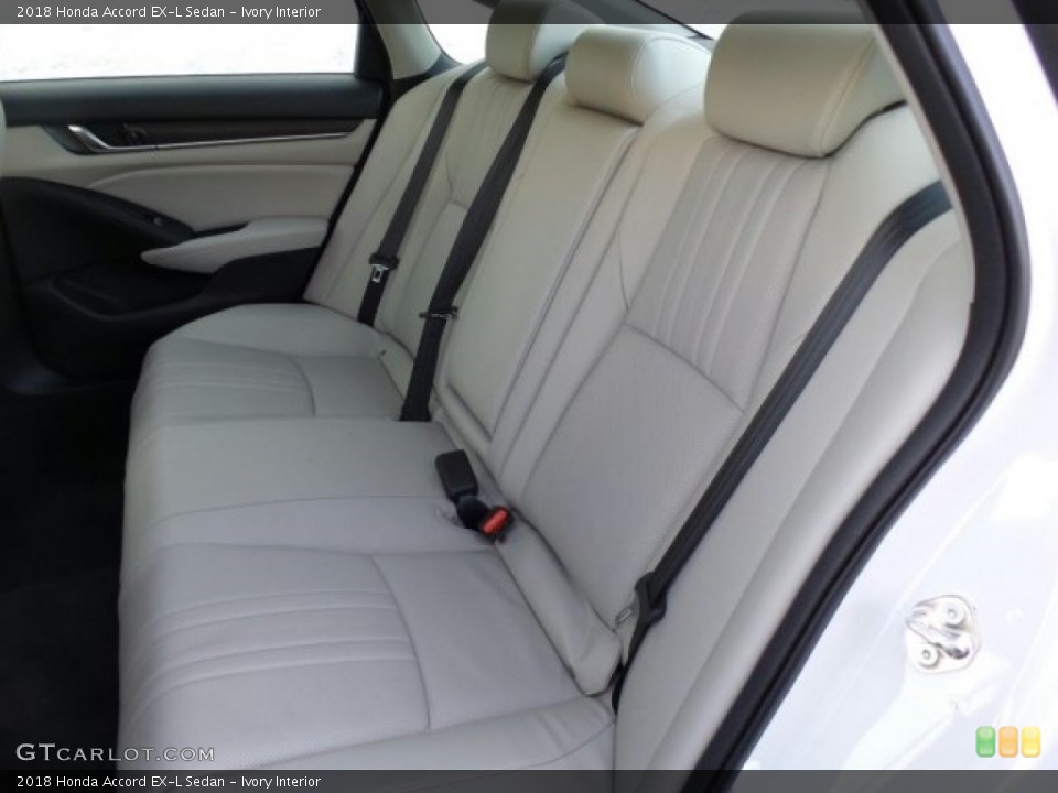 Ivory Interior Rear Seat for the 2018 Honda Accord EX-L Sedan #124537702