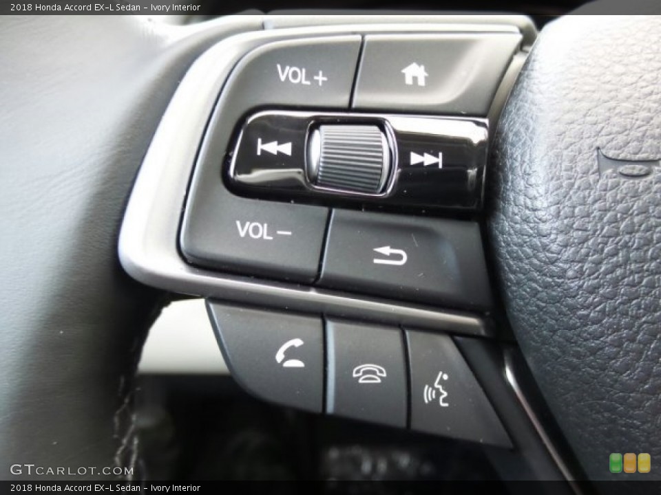 Ivory Interior Controls for the 2018 Honda Accord EX-L Sedan #124537825