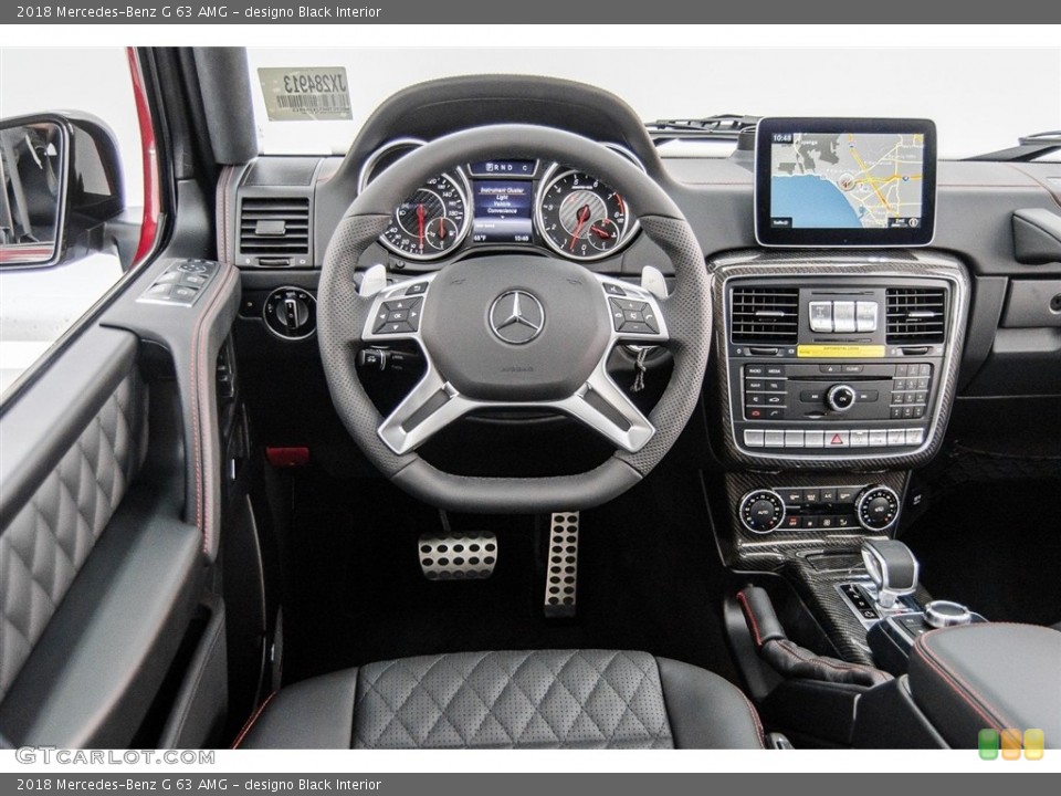 designo Black Interior Dashboard for the 2018 Mercedes-Benz G 63 AMG #124550029