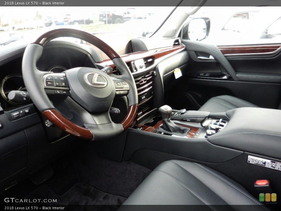 Black Interior Front Seat for the 2018 Lexus LX 570 #124551118