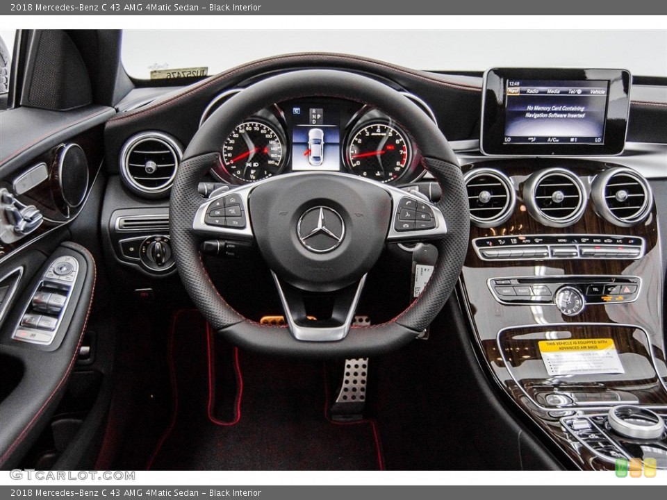 Black Interior Dashboard for the 2018 Mercedes-Benz C 43 AMG 4Matic Sedan #124551384