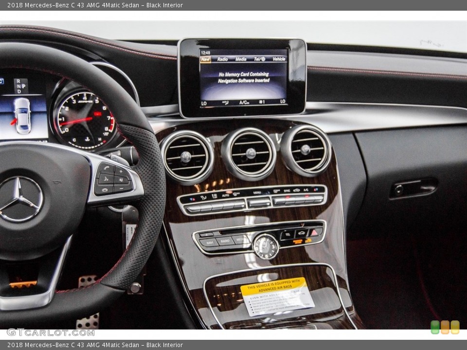 Black Interior Dashboard for the 2018 Mercedes-Benz C 43 AMG 4Matic Sedan #124551409