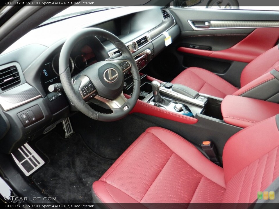 Rioja Red Interior Photo for the 2018 Lexus GS 350 F Sport AWD #124551412