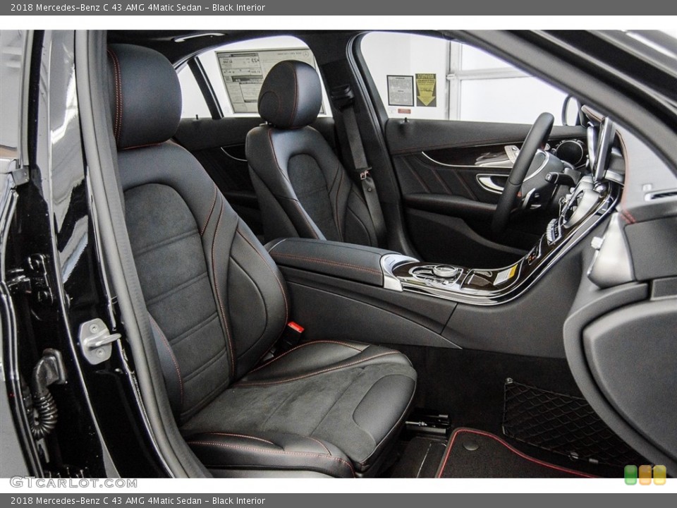 Black Interior Front Seat for the 2018 Mercedes-Benz C 43 AMG 4Matic Sedan #124551430