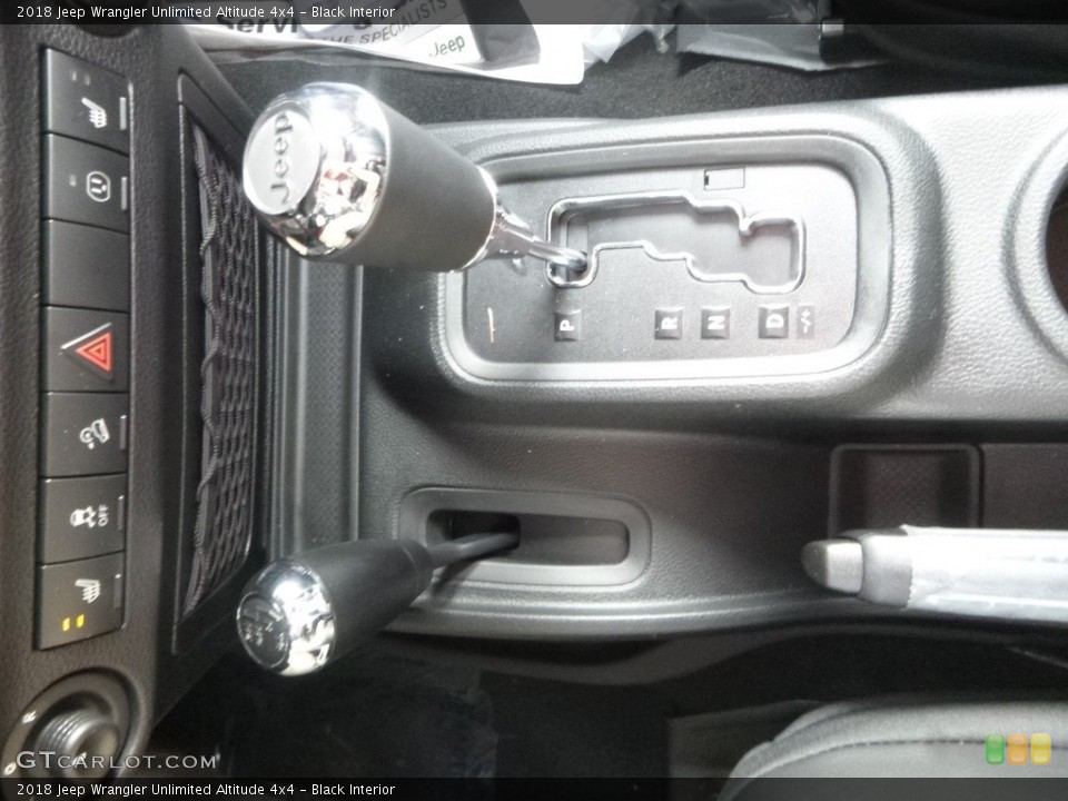 Black Interior Transmission for the 2018 Jeep Wrangler Unlimited Altitude 4x4 #124552396