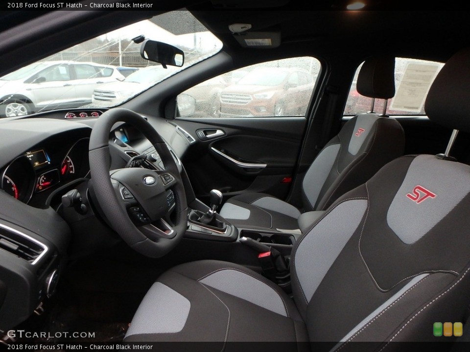 Charcoal Black Interior Front Seat for the 2018 Ford Focus ST Hatch #124562471
