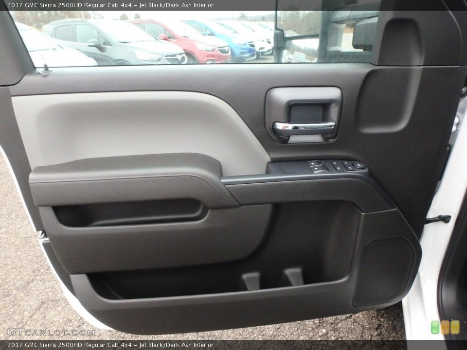 Jet Black/Dark Ash Interior Door Panel for the 2017 GMC Sierra 2500HD Regular Cab 4x4 #124563686