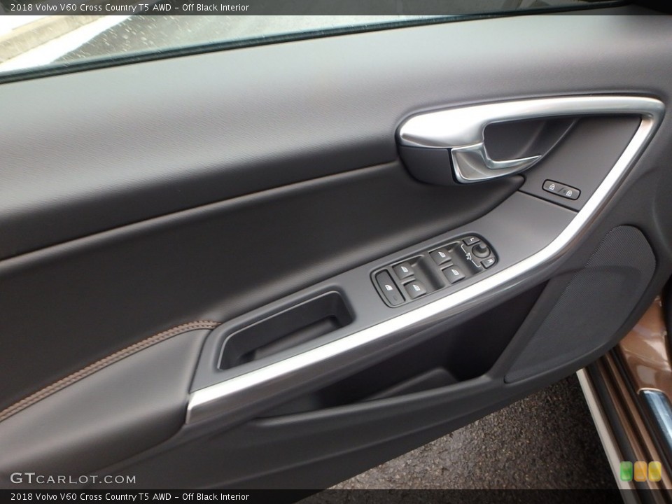 Off Black Interior Door Panel for the 2018 Volvo V60 Cross Country T5 AWD #124563836
