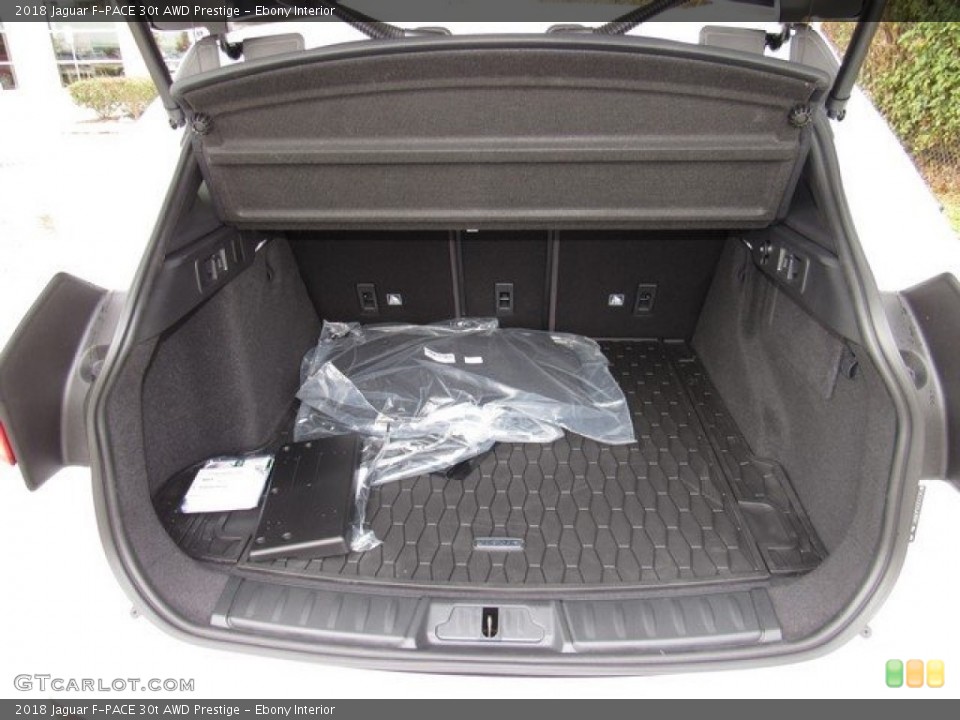 Ebony Interior Trunk for the 2018 Jaguar F-PACE 30t AWD Prestige #124580429