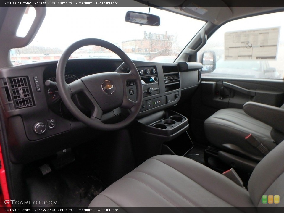Medium Pewter Interior Photo for the 2018 Chevrolet Express 2500 Cargo WT #124581845