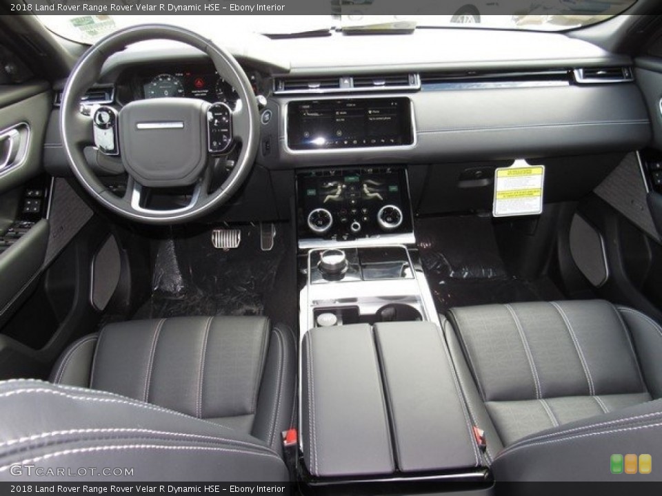 Ebony Interior Front Seat for the 2018 Land Rover Range Rover Velar R Dynamic HSE #124592114