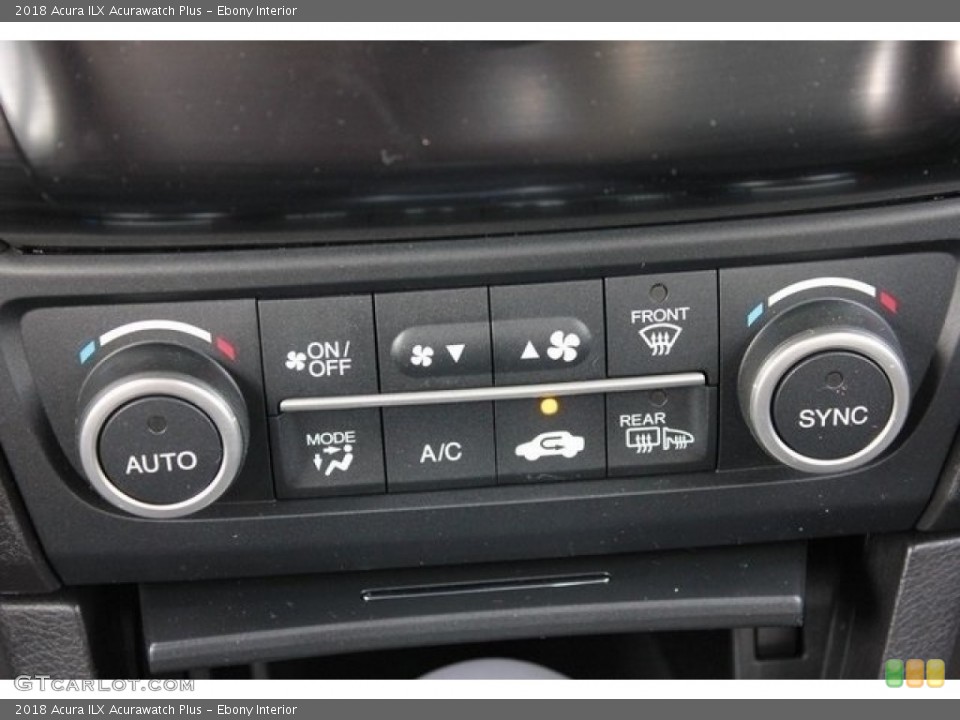 Ebony Interior Controls for the 2018 Acura ILX Acurawatch Plus #124602024