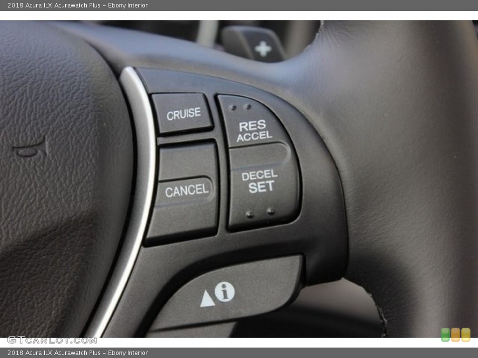 Ebony Interior Controls for the 2018 Acura ILX Acurawatch Plus #124602092