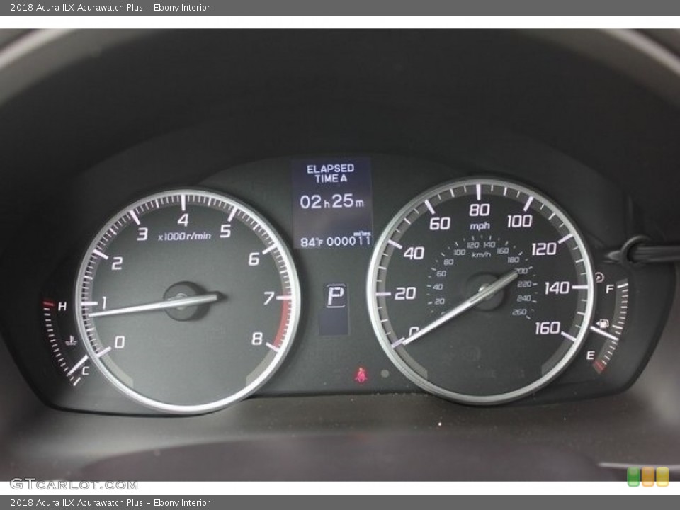 Ebony Interior Gauges for the 2018 Acura ILX Acurawatch Plus #124602252