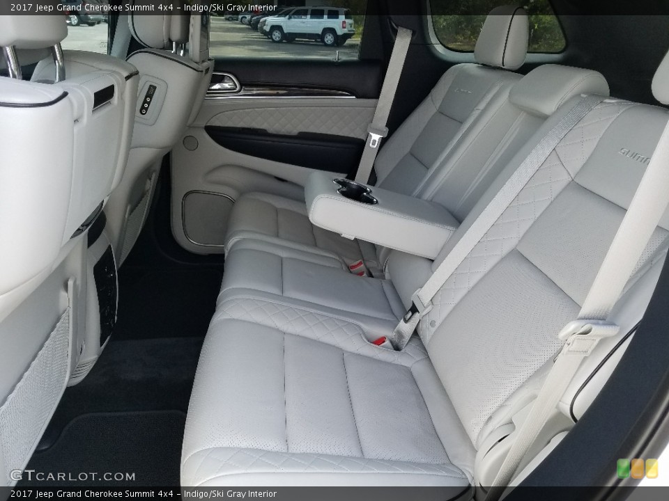Indigo/Ski Gray Interior Rear Seat for the 2017 Jeep Grand Cherokee Summit 4x4 #124610361