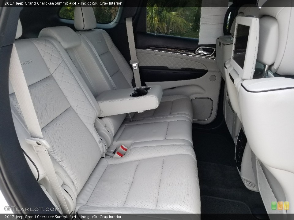 Indigo/Ski Gray Interior Rear Seat for the 2017 Jeep Grand Cherokee Summit 4x4 #124610404