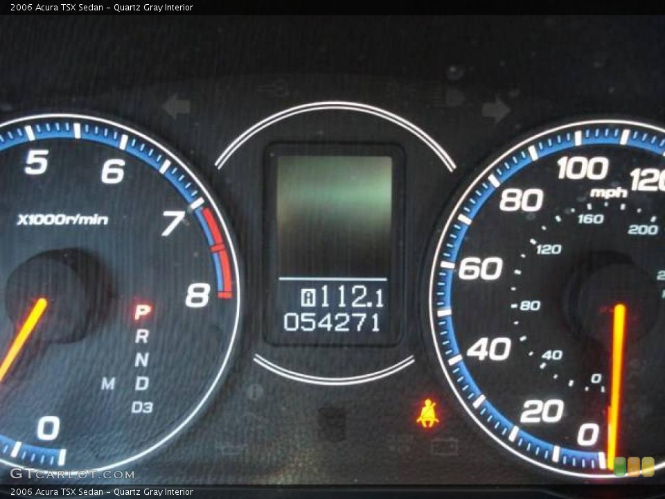 Quartz Gray Interior Gauges for the 2006 Acura TSX Sedan #12461477