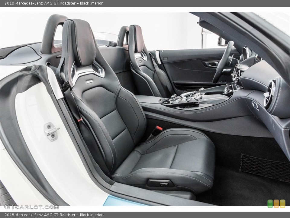 Black Interior Front Seat for the 2018 Mercedes-Benz AMG GT Roadster #124624639