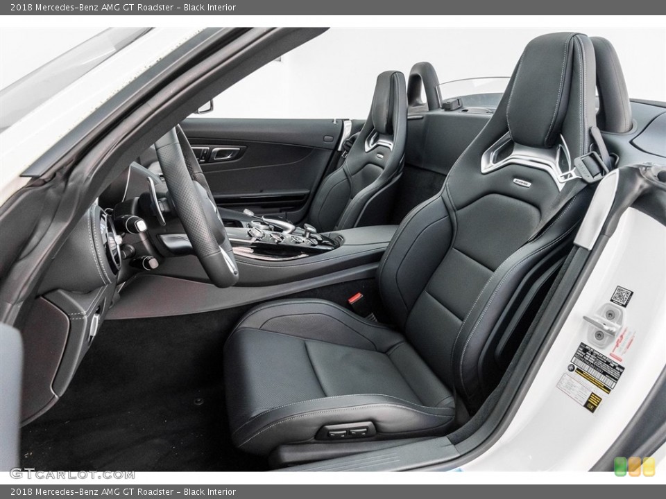 Black Interior Front Seat for the 2018 Mercedes-Benz AMG GT Roadster #124625233