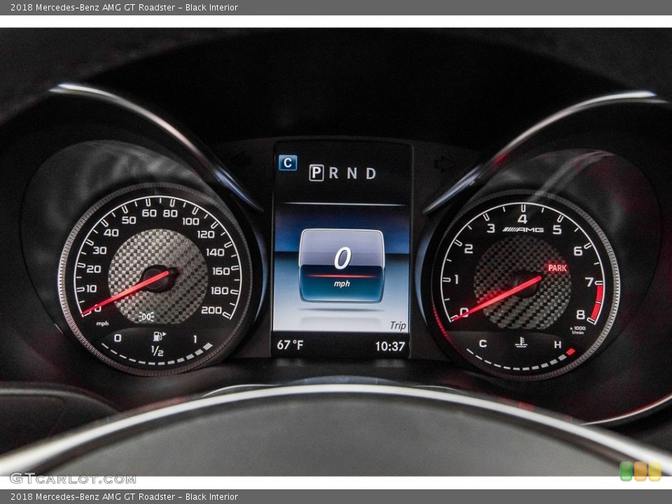 Black Interior Gauges for the 2018 Mercedes-Benz AMG GT Roadster #124625815