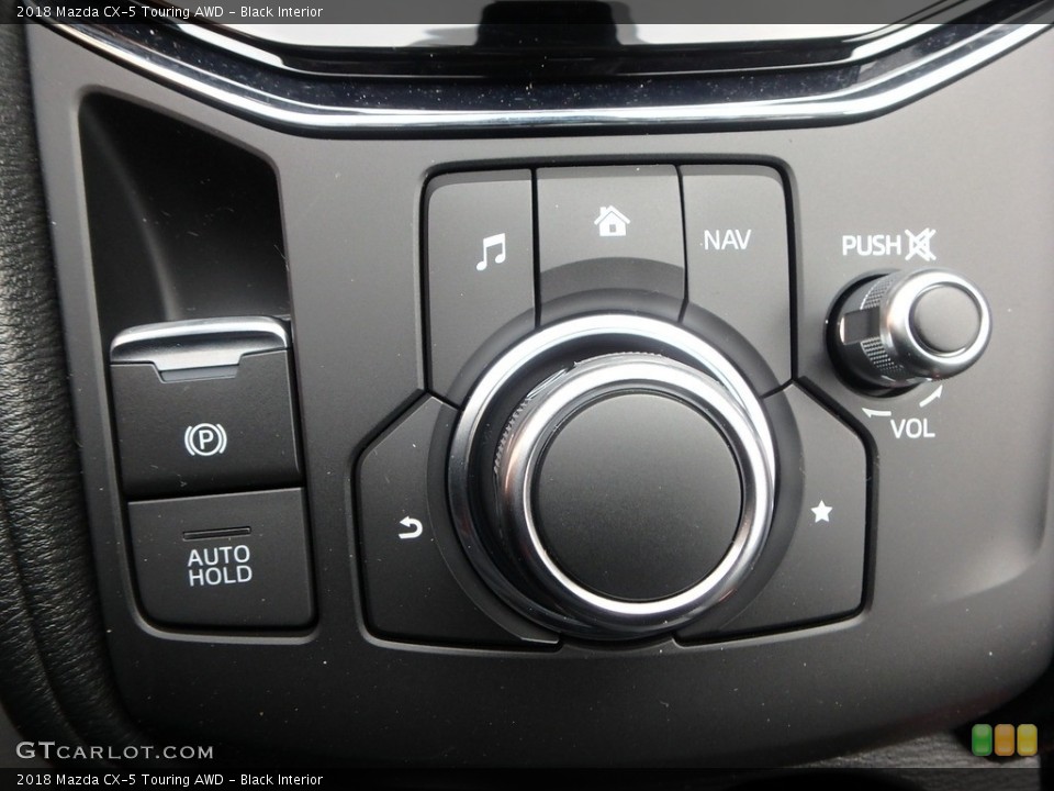 Black Interior Controls for the 2018 Mazda CX-5 Touring AWD #124627081