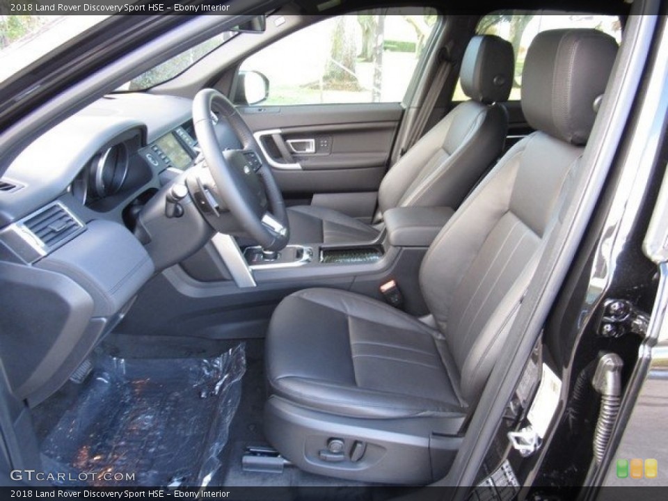 Ebony Interior Photo for the 2018 Land Rover Discovery Sport HSE #124635994