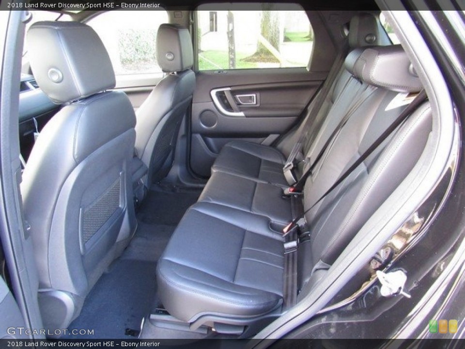Ebony Interior Rear Seat for the 2018 Land Rover Discovery Sport HSE #124636030