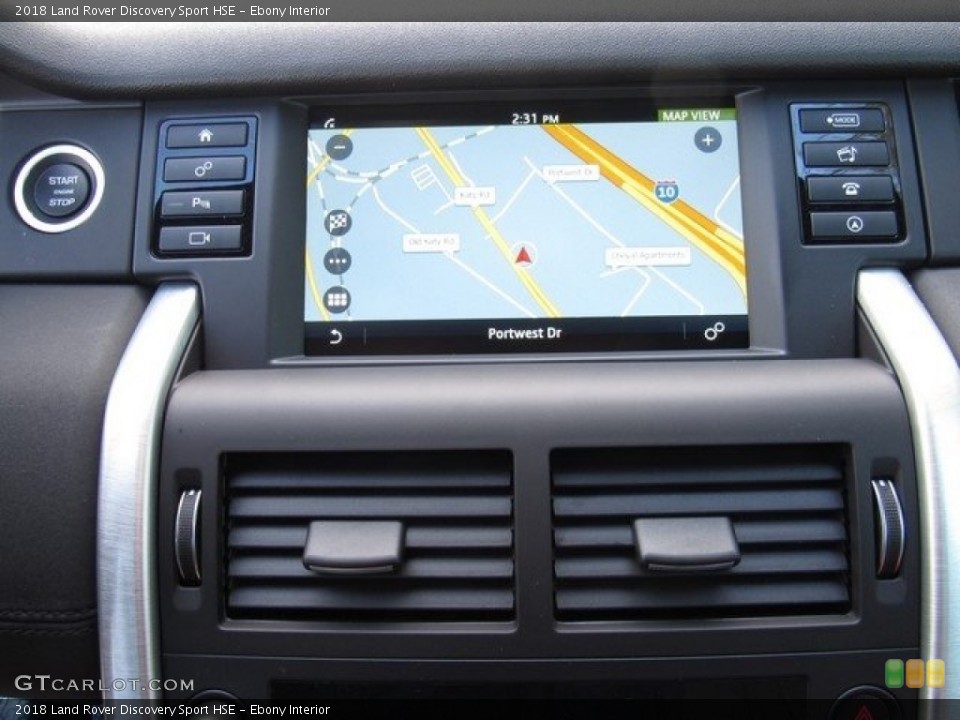 Ebony Interior Navigation for the 2018 Land Rover Discovery Sport HSE #124636252