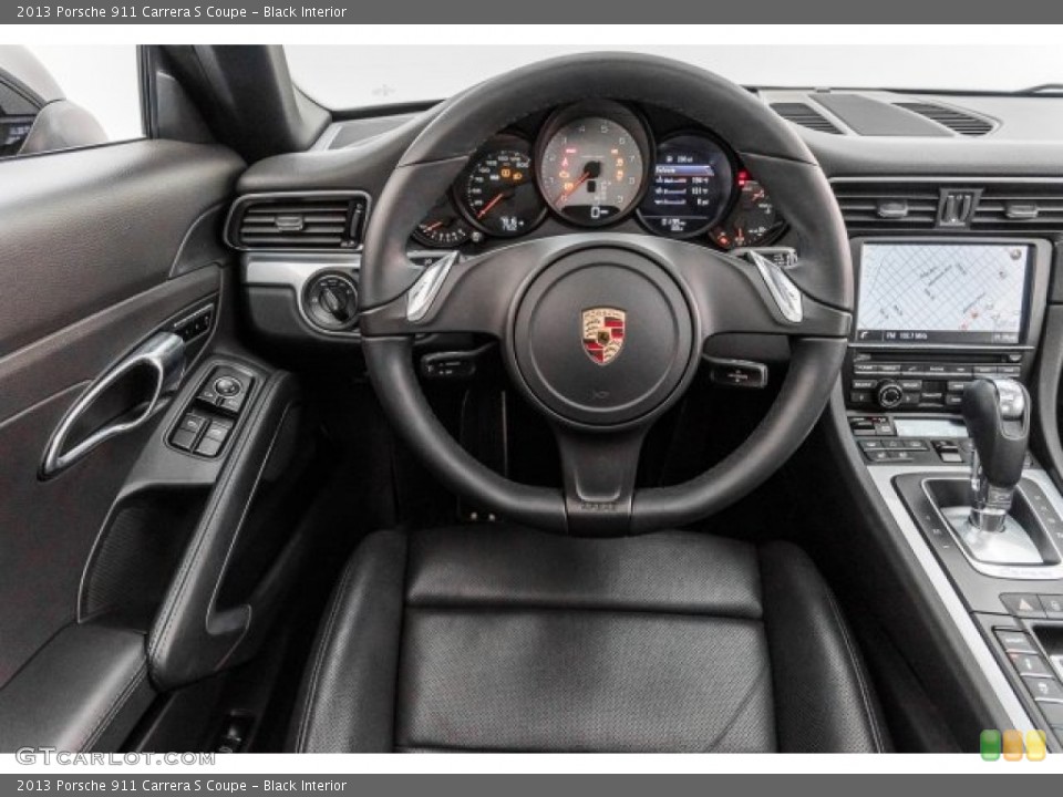Black Interior Dashboard for the 2013 Porsche 911 Carrera S Coupe #124646116