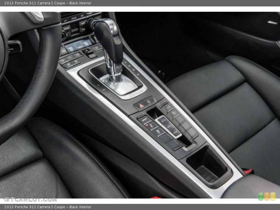 Black Interior Controls for the 2013 Porsche 911 Carrera S Coupe #124646416