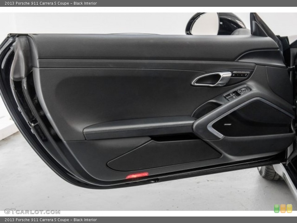 Black Interior Door Panel for the 2013 Porsche 911 Carrera S Coupe #124646470