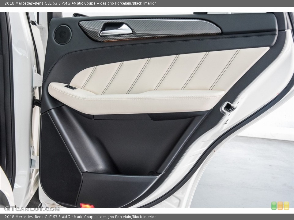 designo Porcelain/Black Interior Door Panel for the 2018 Mercedes-Benz GLE 63 S AMG 4Matic Coupe #124650094