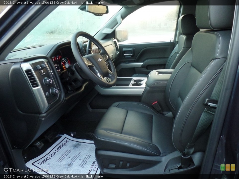Jet Black Interior Front Seat for the 2018 Chevrolet Silverado 1500 LTZ Crew Cab 4x4 #124652932