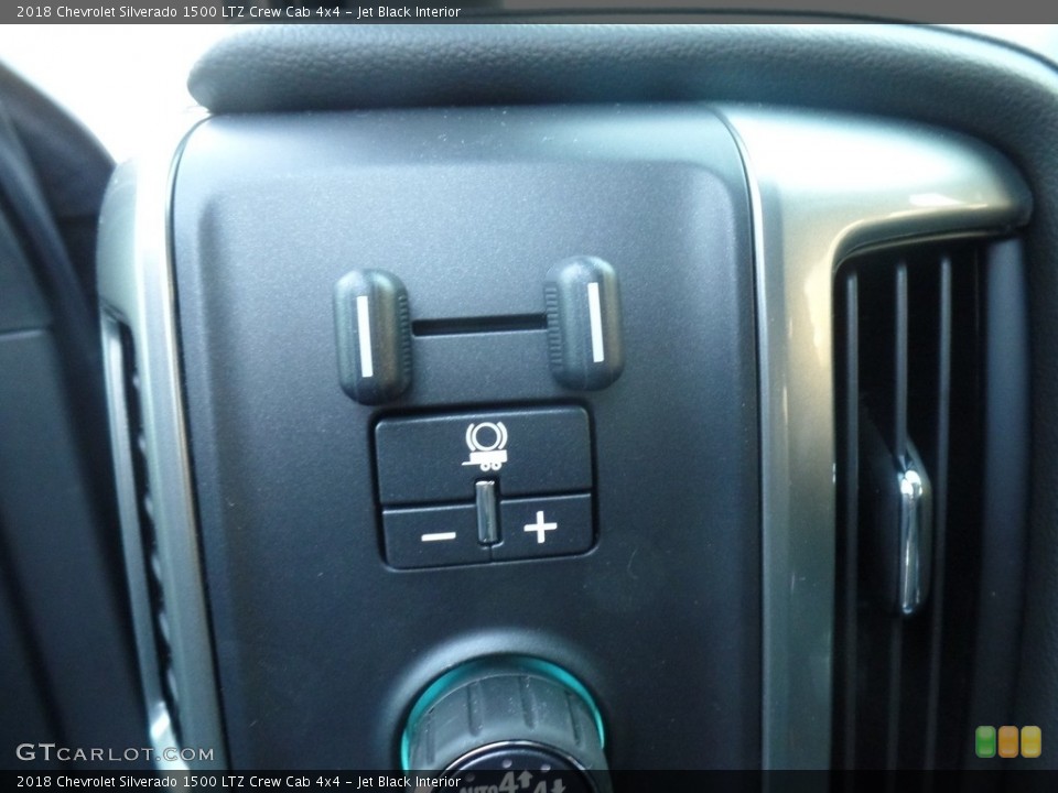 Jet Black Interior Controls for the 2018 Chevrolet Silverado 1500 LTZ Crew Cab 4x4 #124653112