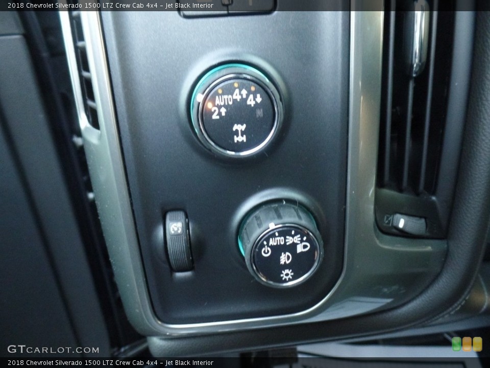 Jet Black Interior Controls for the 2018 Chevrolet Silverado 1500 LTZ Crew Cab 4x4 #124653142