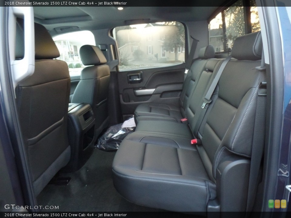 Jet Black Interior Rear Seat for the 2018 Chevrolet Silverado 1500 LTZ Crew Cab 4x4 #124653655