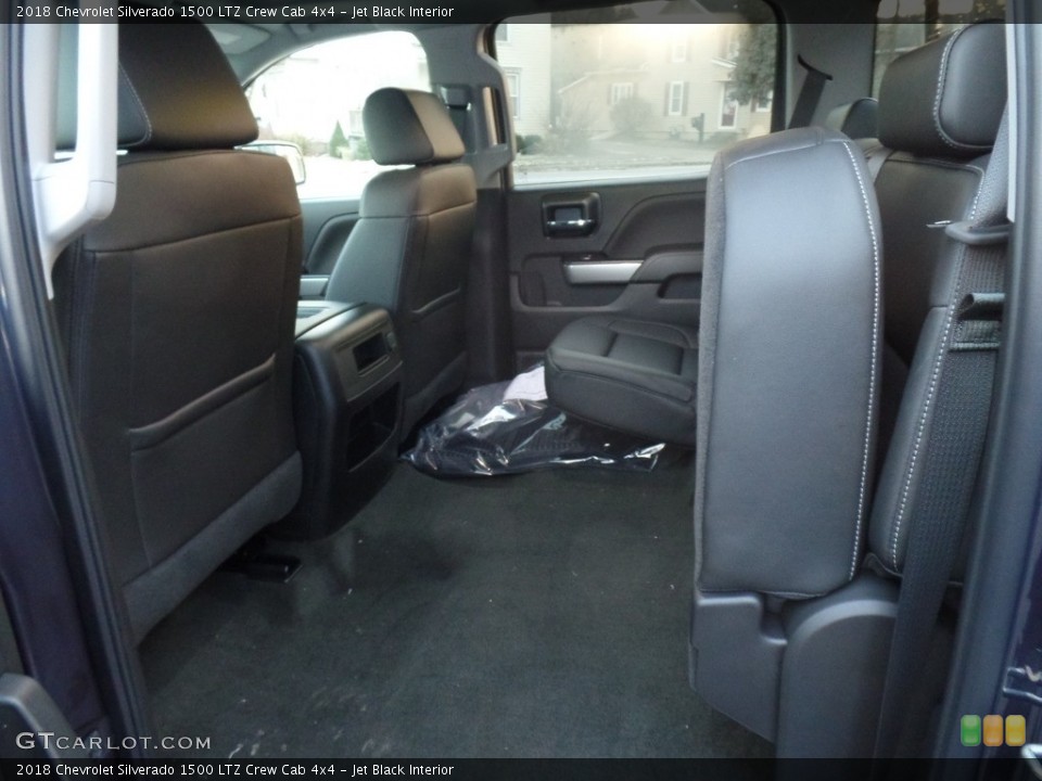 Jet Black Interior Rear Seat for the 2018 Chevrolet Silverado 1500 LTZ Crew Cab 4x4 #124653681